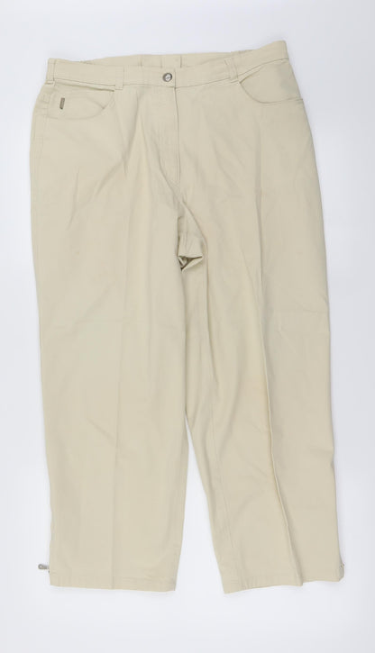 Preworn Womens Ivory   Trousers  Size 32 in L32 in