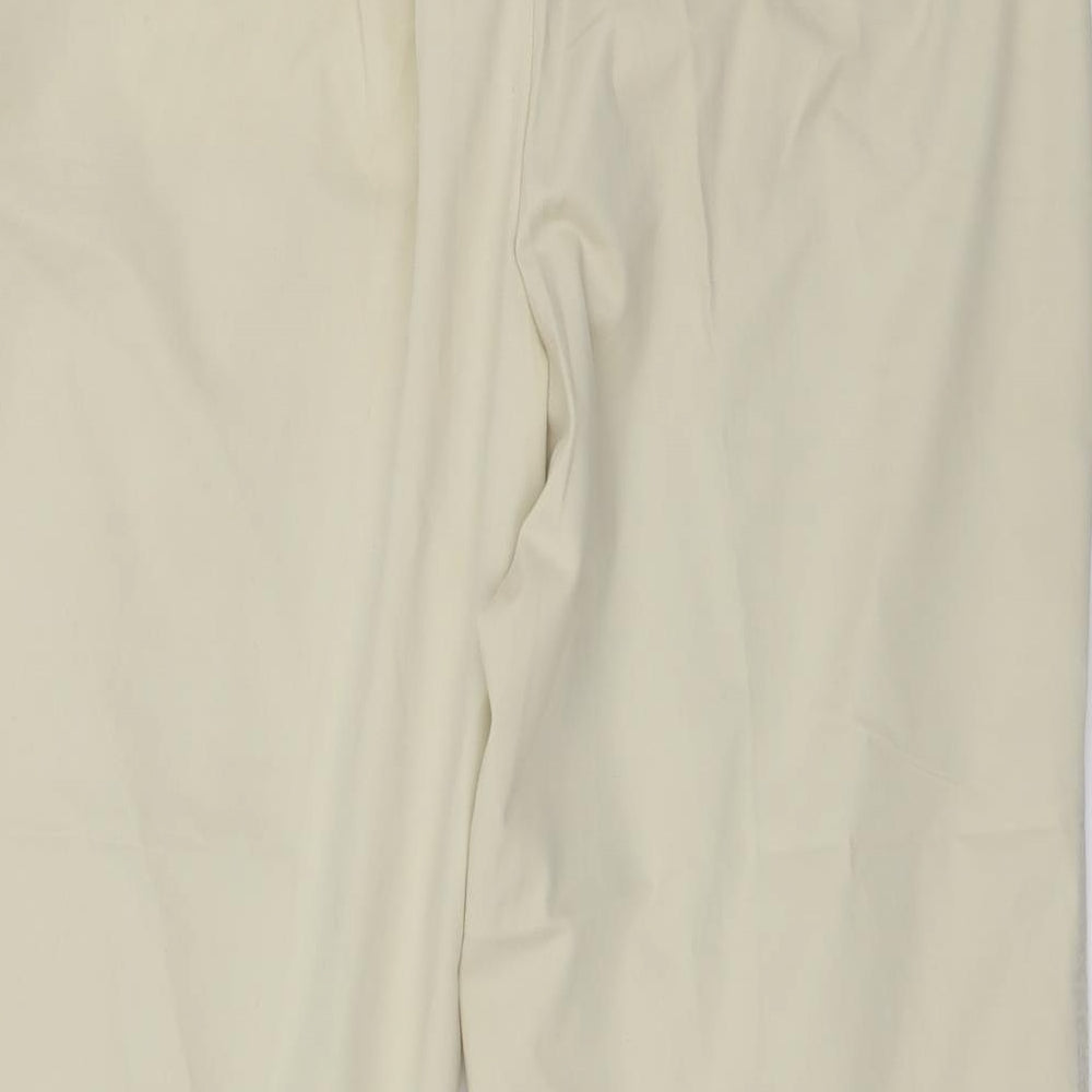 Preworn Womens Ivory   Trousers  Size 32 in L32 in