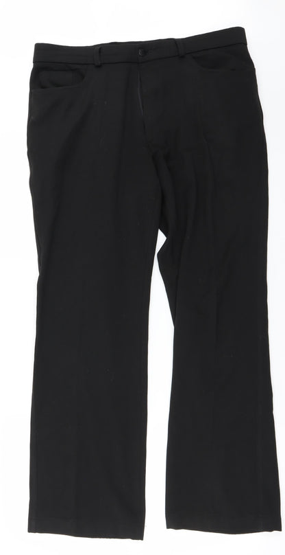 Preworn Mens Black   Trousers  Size 36 in L32 in