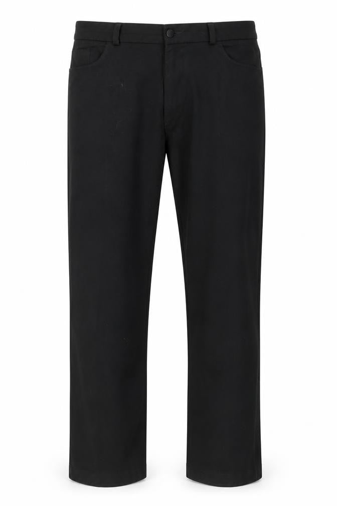 Mens UK Size 36 in Preworn Regular Fit  Black Trousers