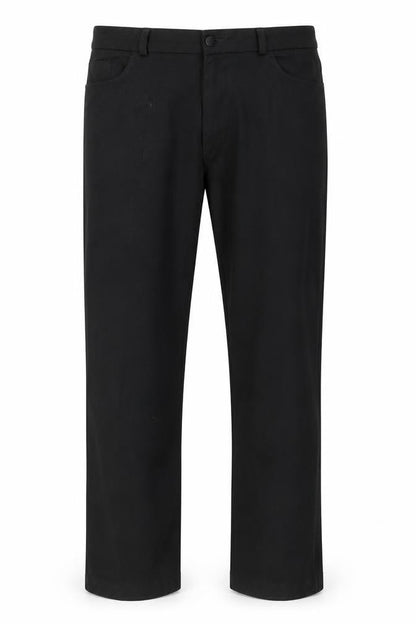 Mens UK Size 36 in Preworn Regular Fit  Black Trousers