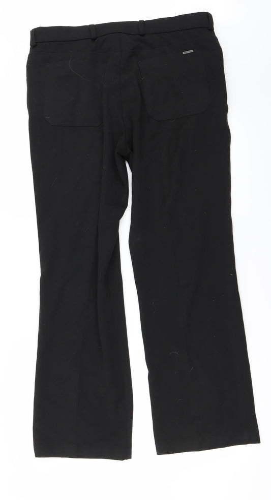 Preworn Mens Black   Trousers  Size 36 in L32 in