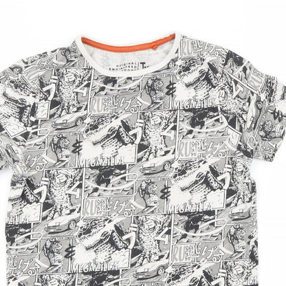 TU Boys Grey   Basic T-Shirt Size 8 Years