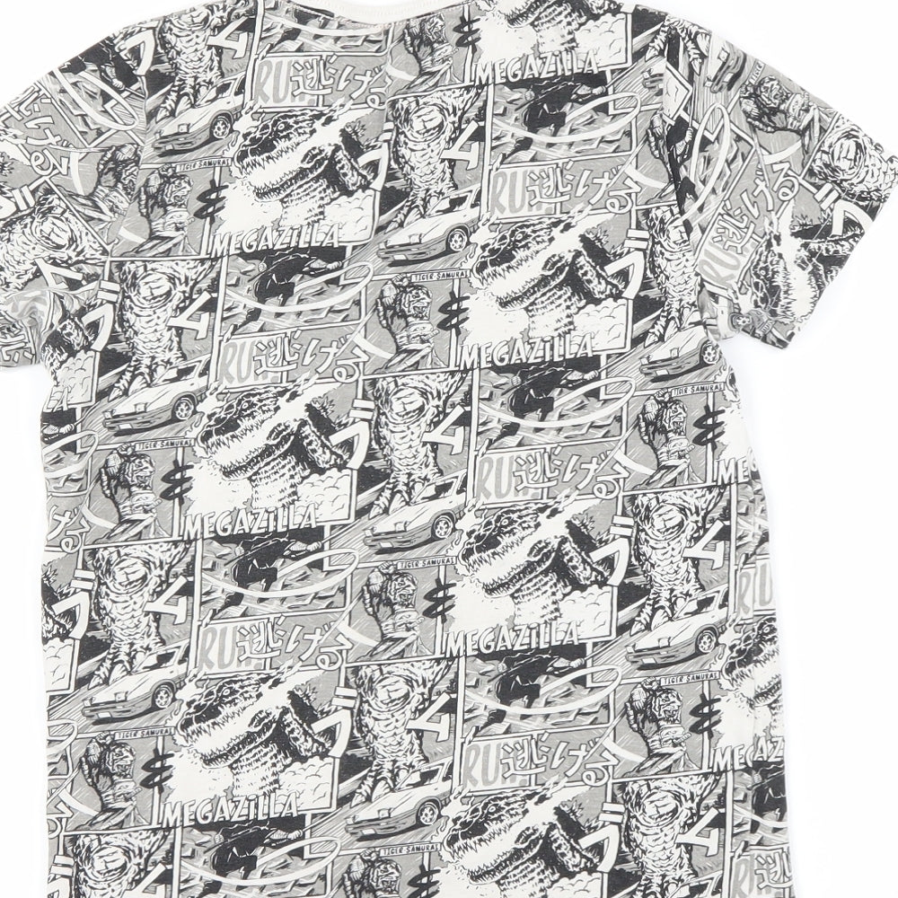 TU Boys Grey   Basic T-Shirt Size 8 Years