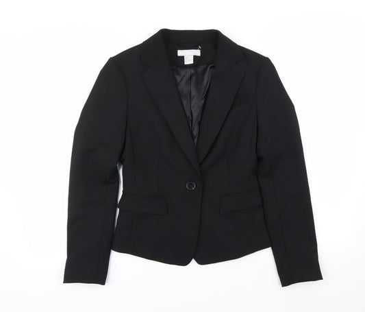 H&M Womens Black   Jacket Blazer Size 6