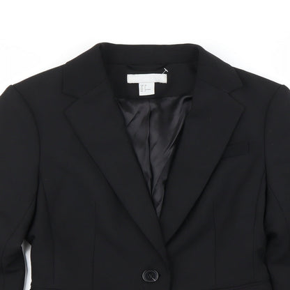 H&M Womens Black   Jacket Blazer Size 6
