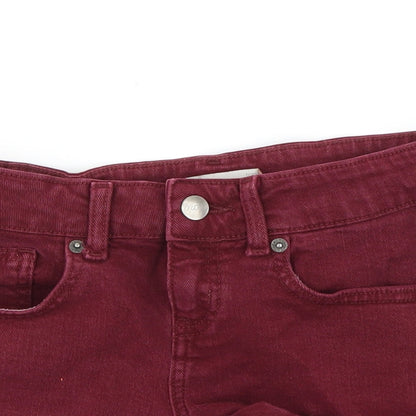 Topshop Womens Purple   Cut-Off Shorts Size 26 in