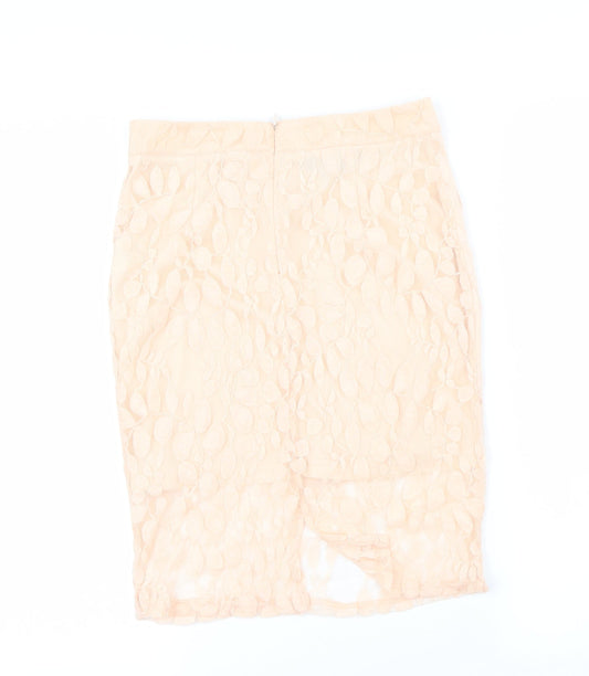 PARISIAN Womens Pink   A-Line Skirt Size 8