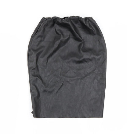 Boohoo Womens Black   A-Line Skirt Size 8