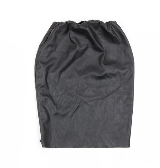 Boohoo Womens Black   A-Line Skirt Size 8