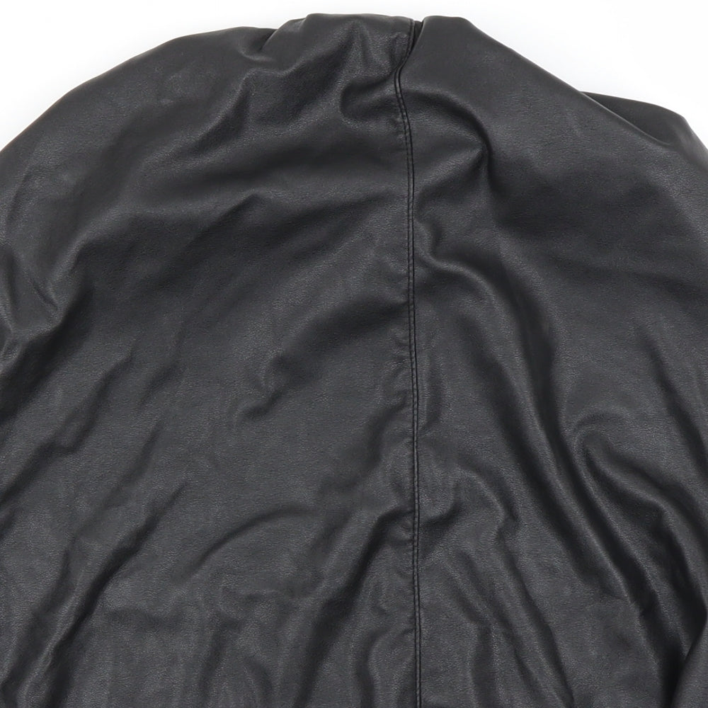 Boohoo Womens Black   A-Line Skirt Size 8