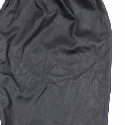 Boohoo Womens Black   A-Line Skirt Size 8