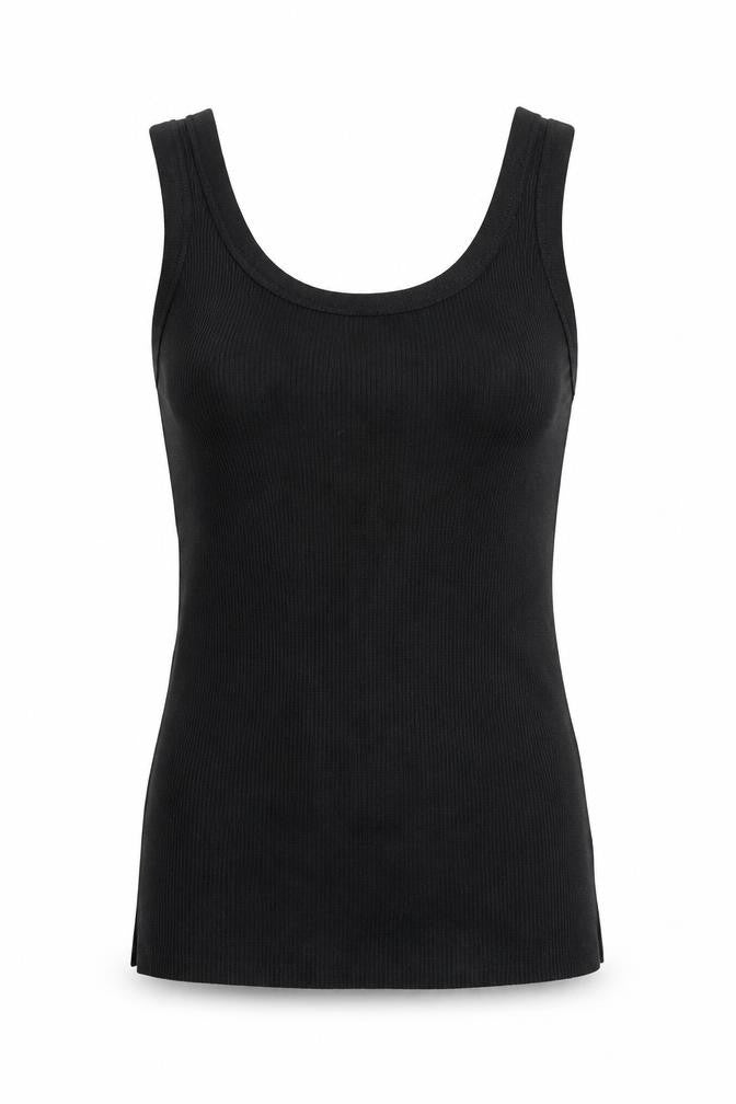 Womens UK Size S H&M Black Basic T-Shirt