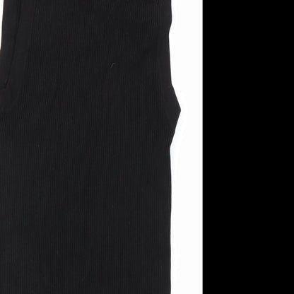 Womens UK Size S H&M Black Basic T-Shirt
