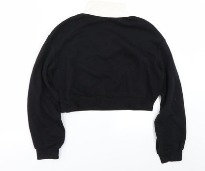 H&M Womens Purple   Henley Jumper Size XS