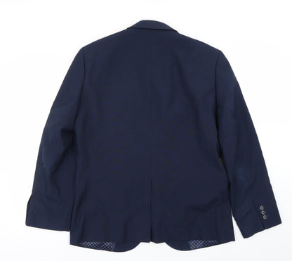Mens UK Size 42 Preworn Regular Blue Suit Jacket