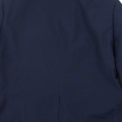 Mens UK Size 42 Preworn Regular Blue Suit Jacket