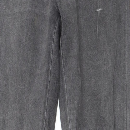 Womens UK Size 12 Preworn   Grey Trousers
