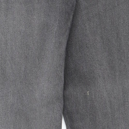 Womens UK Size 12 Preworn   Grey Trousers