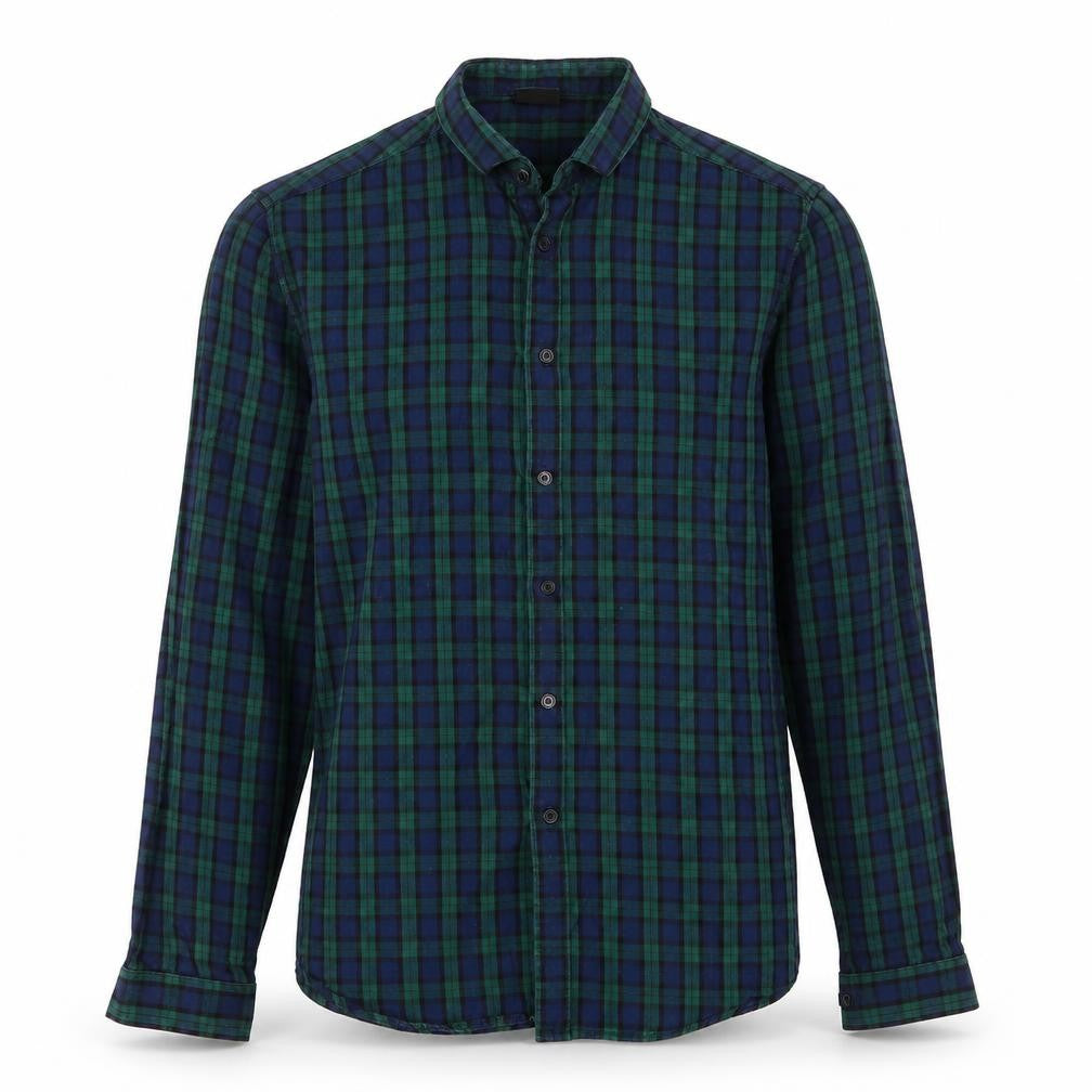 Mens UK Size M ASOS Blue  Button-Up Long Sleeve Casual Shirt