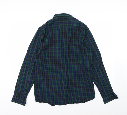 ASOS Mens Blue Striped   Button-Up Size M