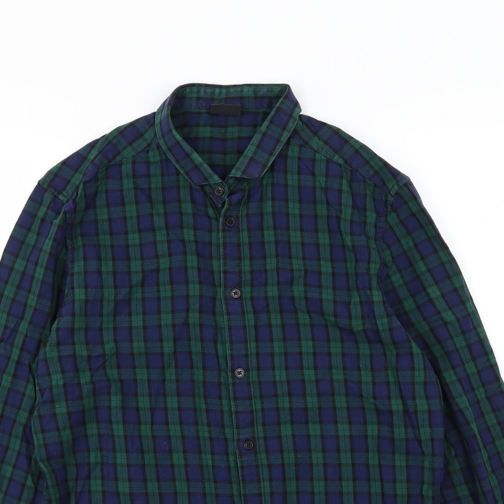 ASOS Mens Blue Striped   Button-Up Size M