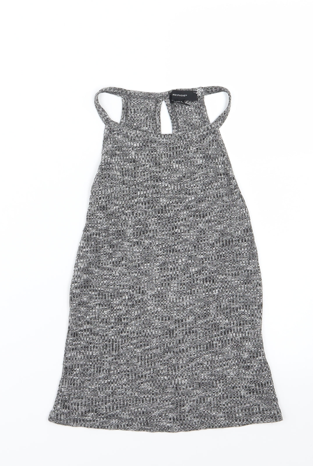 Womens UK Size 10 Atmosphere Grey Basic T-Shirt