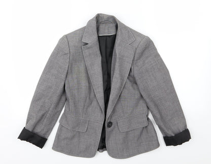 Dorothy Perkins Womens Grey   Jacket Blazer Size 6