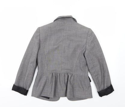 Dorothy Perkins Womens Grey   Jacket Blazer Size 6