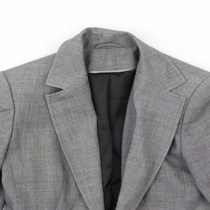 Dorothy Perkins Womens Grey   Jacket Blazer Size 6