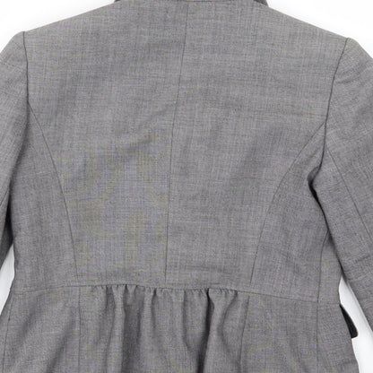 Dorothy Perkins Womens Grey   Jacket Blazer Size 6