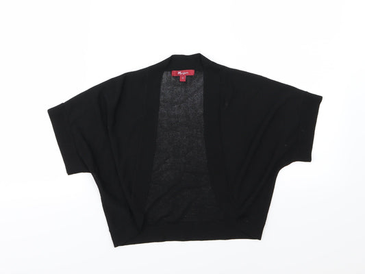 Monsoon Womens Black  Knit Cardigan Jumper Size S
