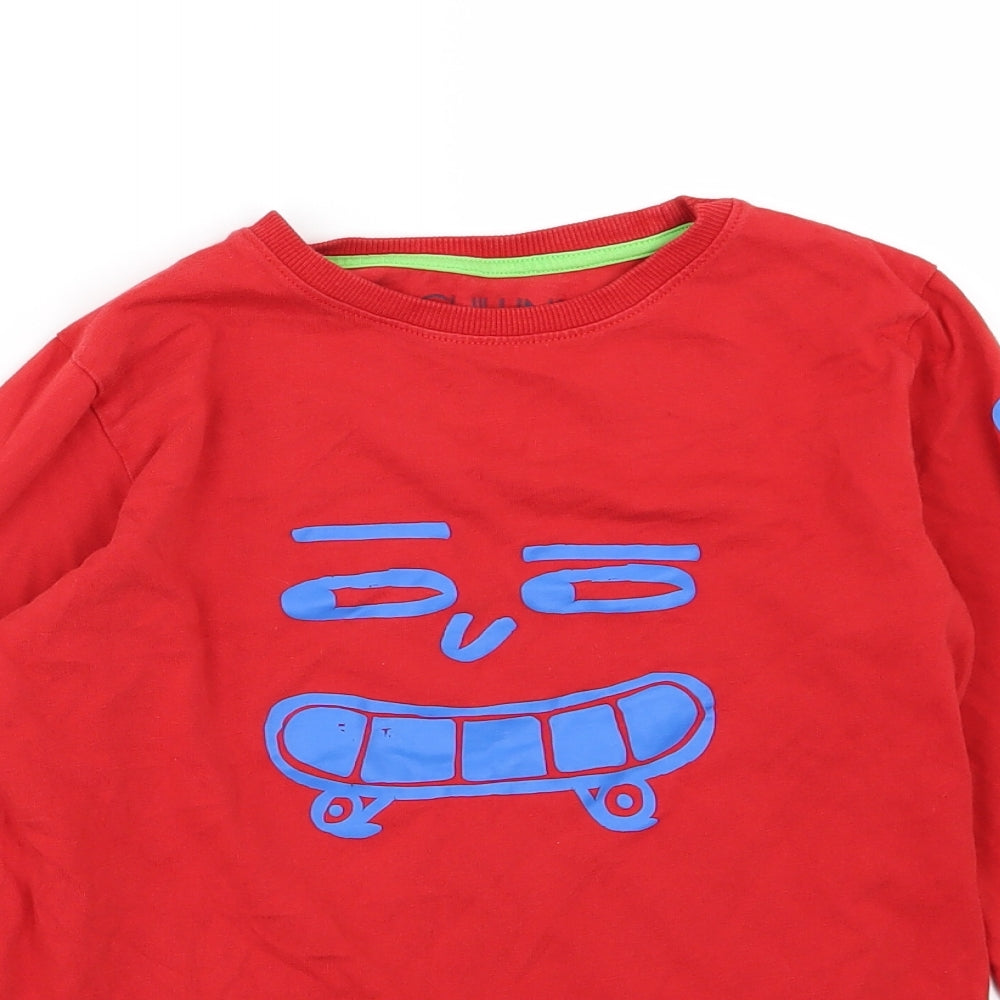 NEXT Boys Red  Jersey Basic T-Shirt Size 11 Years  - Skate