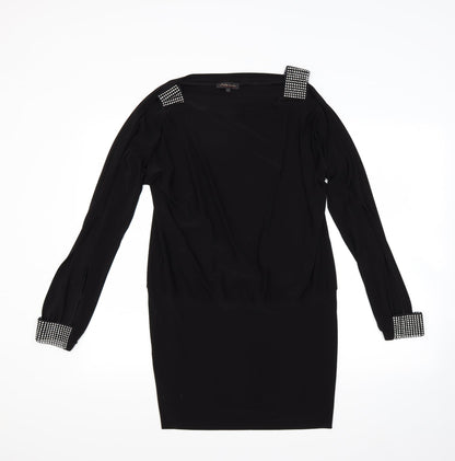 Preworn Womens Black   A-Line  Size 10