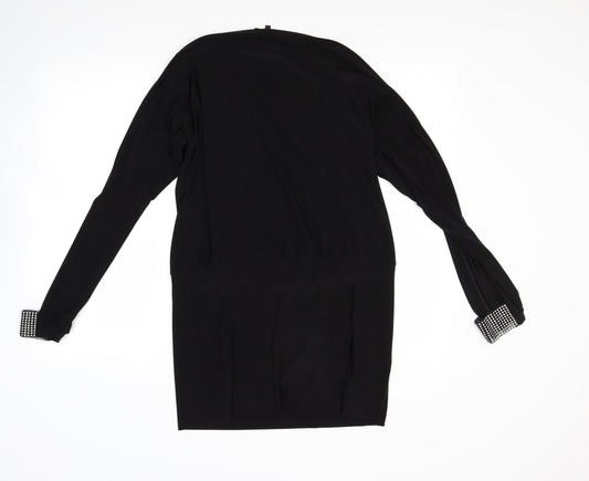 Preworn Womens Black   A-Line  Size 10