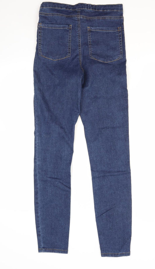 Primark Womens Blue  Denim Skinny Jeans Size 8 L28 in