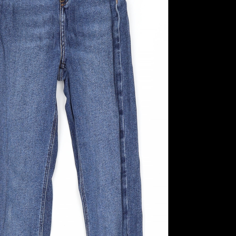 Womens UK Size 8 Preworn Regular Fit Skinny Blue Jeans