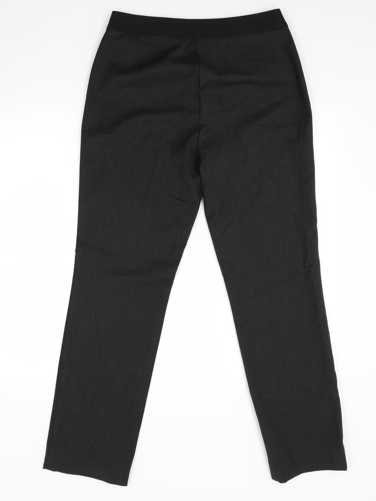 Womens UK Size 10 Marks and Spencer Regular Fit  Grey Trousers
