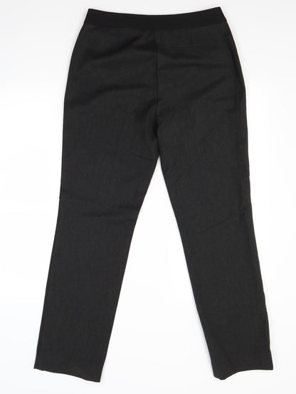 Womens UK Size 10 Marks and Spencer Regular Fit  Grey Trousers