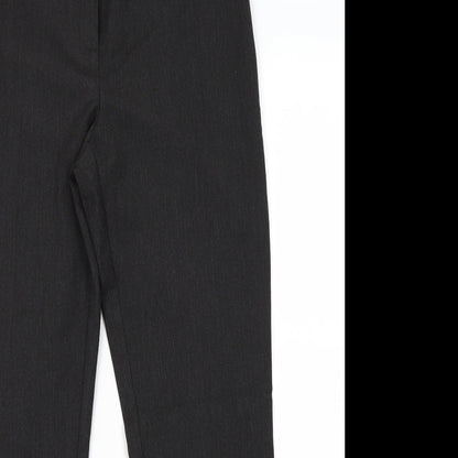 Womens UK Size 10 Marks and Spencer Regular Fit  Grey Trousers
