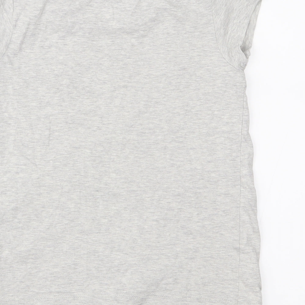 NEXT Girls Grey  Jersey Basic T-Shirt Size 5 Years  - Hearts