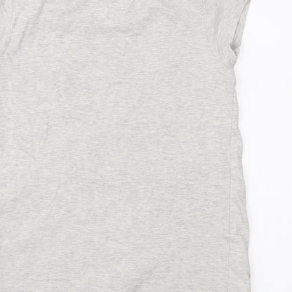 NEXT Girls Grey  Jersey Basic T-Shirt Size 5 Years  - Hearts