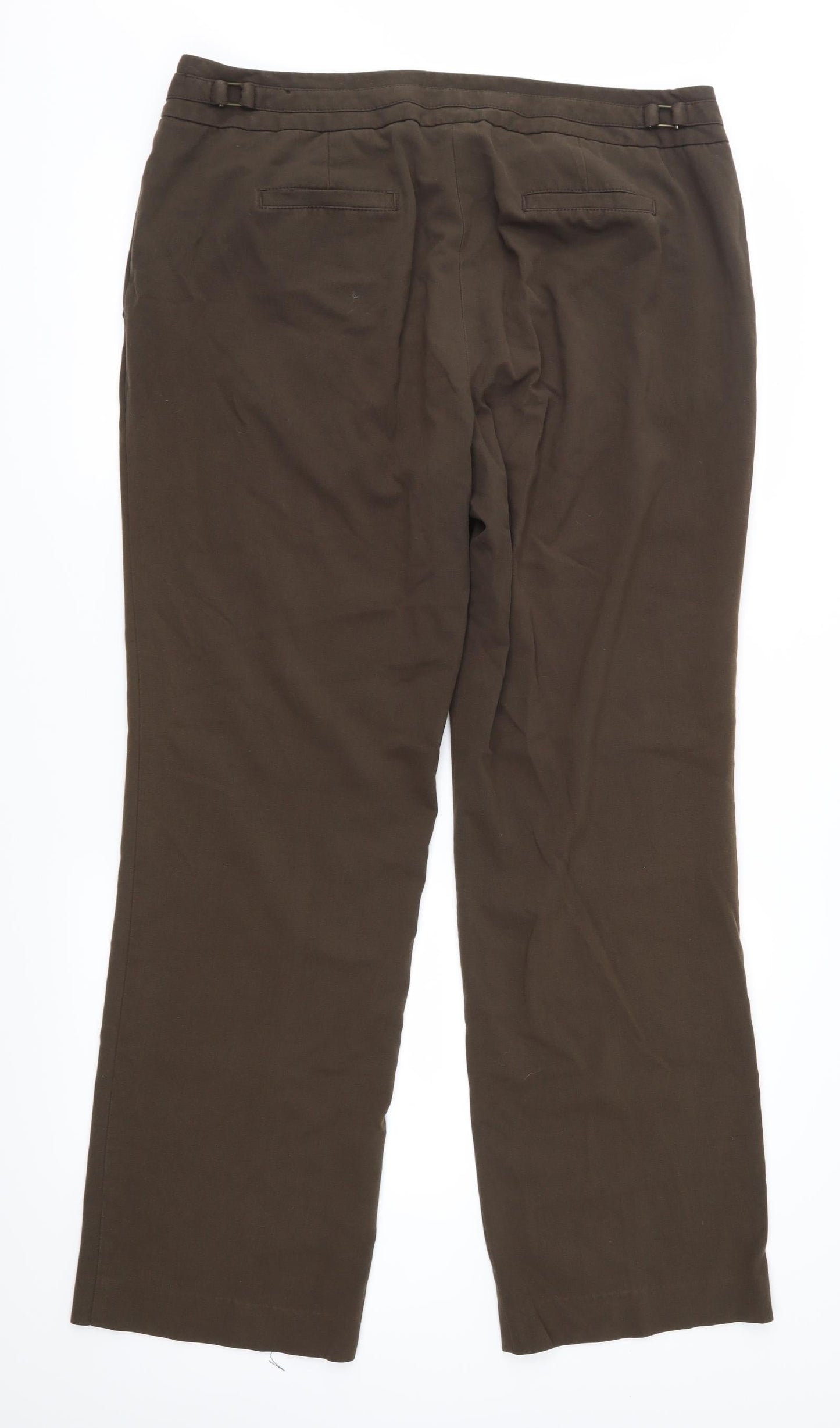 Sharagano Womens Brown   Trousers  Size 16 L30 in