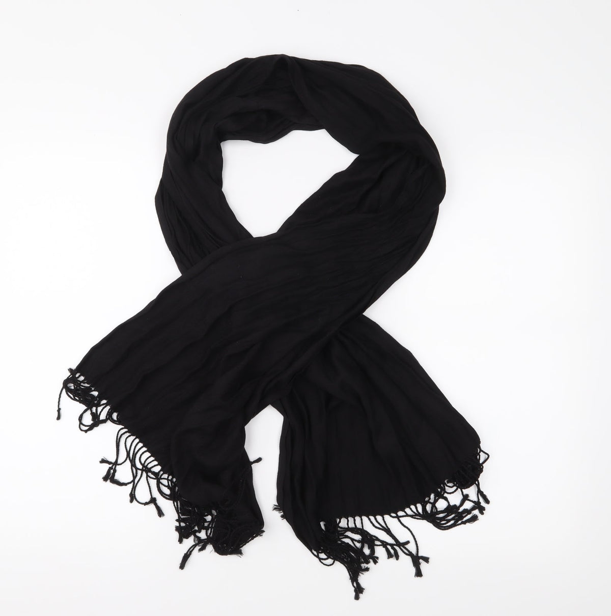 Preworn Womens Black    Shawl/Wrap
