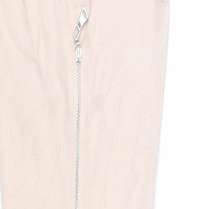 New Look Womens Beige  Jersey Sheath  Size 8