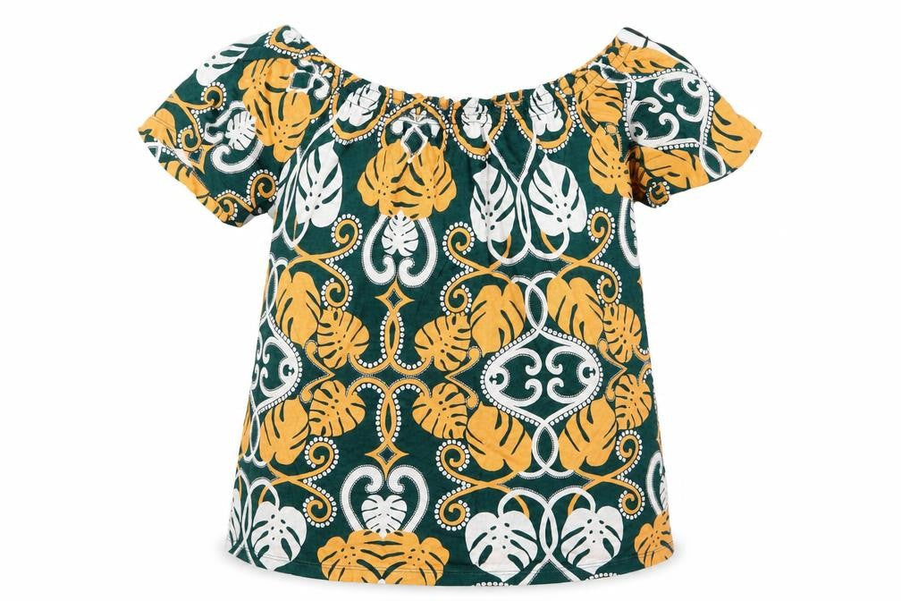 Womens UK Size S H&M Green Basic Blouse