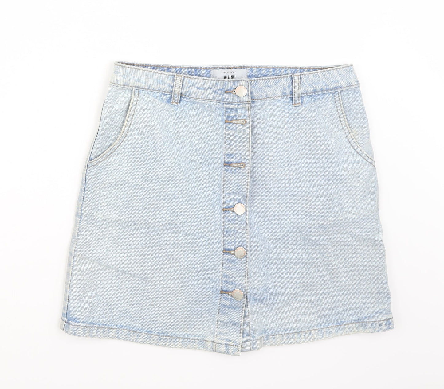 Newlook Womens Blue   A-Line Skirt Size 10