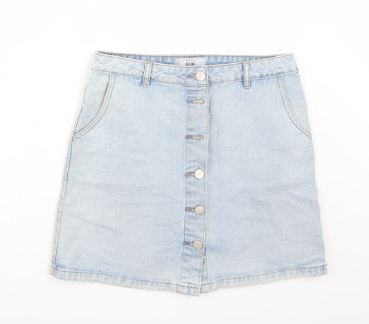 Newlook Womens Blue   A-Line Skirt Size 10