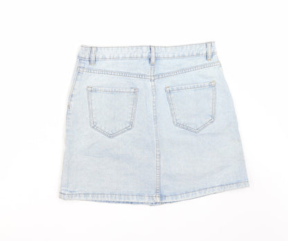 Newlook Womens Blue   A-Line Skirt Size 10