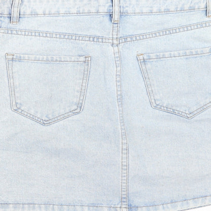 Newlook Womens Blue   A-Line Skirt Size 10